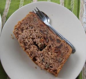 Apple & cinnamon vegan cake at The Little Green Cafe in Kerobokan Kelod