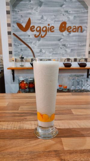Smoothie batido de avellana at Veggie Bean in Mallorca