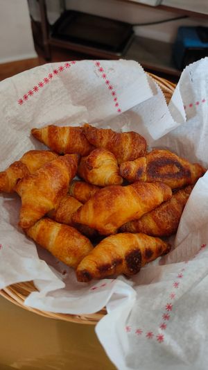 Bollería: mini croissants at Veggie Bean in Mallorca
