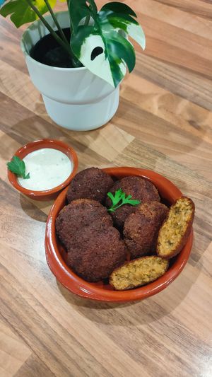 Tapas: falafel at Veggie Bean in Mallorca