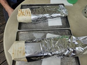 Two Western Langer Schmidts, absolutely humongous! at Der Dicke Schmidt - Neustadt in Dresden