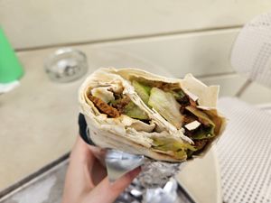 Western Langer Schmidt: lettuce, seitan, tomatoes, cucumbers, jalapeños, and more! at Der Dicke Schmidt - Neustadt in Dresden