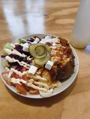 Dönerteller mit Kartoffel at Der Dicke Schmidt - Neustadt in Dresden