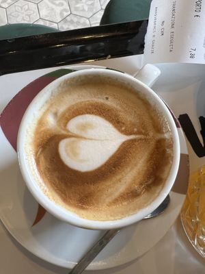 Cappuccino di soia  at Casa Me'Mà in Figline Valdarno