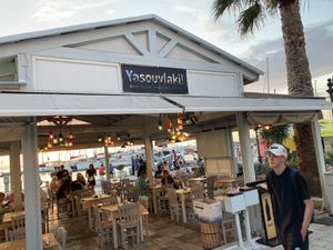 Front at Yasouvlaki in Naxos