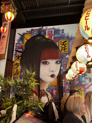 Interiors  at Mikaku in Glasgow