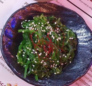 Seaweed salad at Mikaku in Glasgow