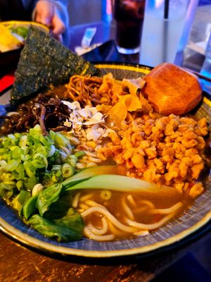 Vegetable Ramen 🍜 at Mikaku in Glasgow