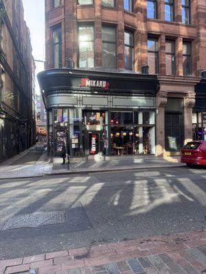 Outside   at Mikaku in Glasgow