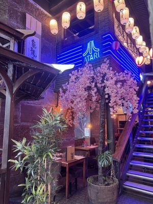 Cherry blossom   at Mikaku in Glasgow