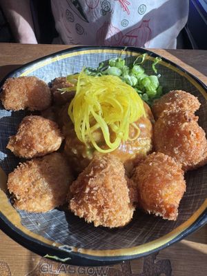 Sweet potato katsu   at Mikaku in Glasgow