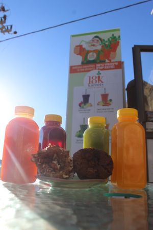  at 18Karrots Caffé in Safed