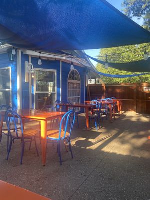   at Three Bird Cafe in Eureka Springs