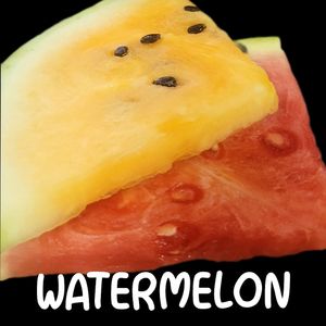 Local produce such as Watermelon  at Three Bird Cafe in Eureka Springs