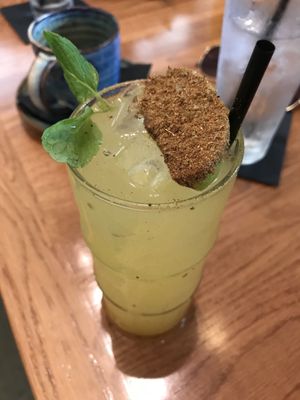 Spice maker ? Something like that lol. Good! Pricey    at Traveler's Table in Houston