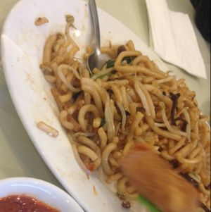 Shanghai Noodles at Po Kong Vegetarian Restaurant in Vancouver