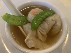 Won Ton Soup  at Po Kong Vegetarian Restaurant in Vancouver