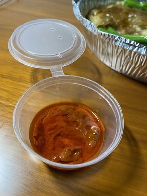 The amazing pickle!  at Po Kong Vegetarian Restaurant in Vancouver