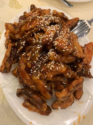 Shiitake Mushrooms  at Po Kong Vegetarian Restaurant in Vancouver