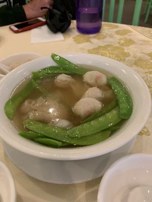 Wonton Soup  at Po Kong Vegetarian Restaurant in Vancouver
