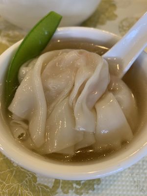 Wonton!  at Po Kong Vegetarian Restaurant in Vancouver