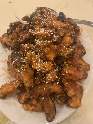 Shiitake mushrooms  at Po Kong Vegetarian Restaurant in Vancouver