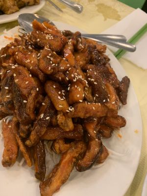 Shitake mushrooms  at Po Kong Vegetarian Restaurant in Vancouver