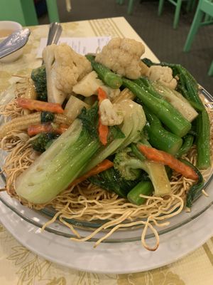 Chow mein  at Po Kong Vegetarian Restaurant in Vancouver