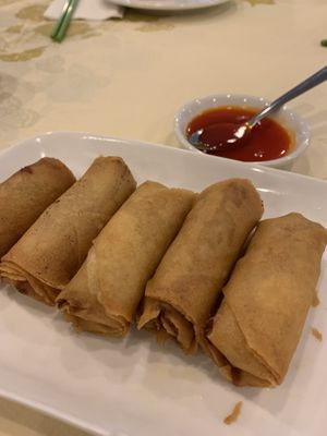 Spring rolls  at Po Kong Vegetarian Restaurant in Vancouver