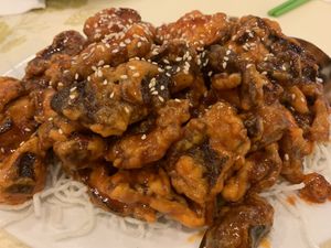 Shitake mushrooms   at Po Kong Vegetarian Restaurant in Vancouver