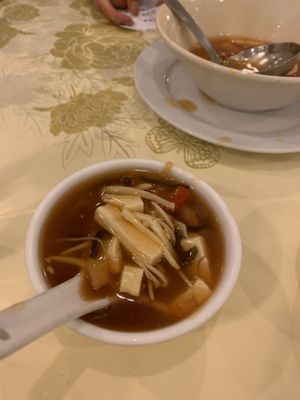 Hot/Sour Soup  at Po Kong Vegetarian Restaurant in Vancouver