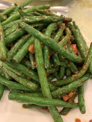 Green beans  at Po Kong Vegetarian Restaurant in Vancouver