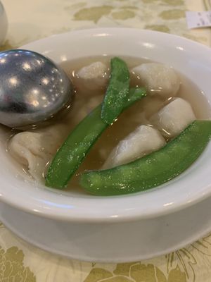 Small bowl wonton   at Po Kong Vegetarian Restaurant in Vancouver