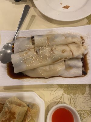Rice rolls   at Po Kong Vegetarian Restaurant in Vancouver