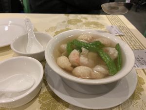 Won Ton Soup  at Po Kong Vegetarian Restaurant in Vancouver