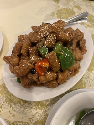Bean Curd Skin Roll  at Po Kong Vegetarian Restaurant in Vancouver