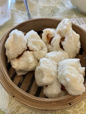 Bbq buns   at Po Kong Vegetarian Restaurant in Vancouver