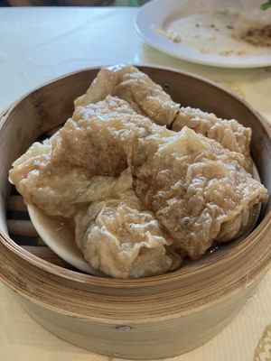 Steamed bean curd wrap  at Po Kong Vegetarian Restaurant in Vancouver