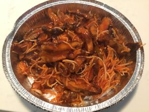 Shiitake mushrooms at Po Kong Vegetarian Restaurant in Vancouver