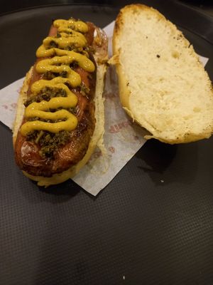 Choripan do Theo #vegan at Theo's Burguer & Dog in Sao Paulo
