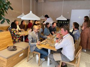 Interior - Office Lunch Party at Masseria in Stuttgart