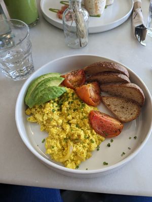 Tofu scrambled at Pitanga in Brooklyn