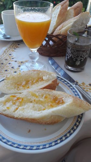 Frühstück at Villa Nora in Moulay Bousselham