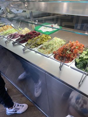  veg at Maoz - Damrak in Amsterdam