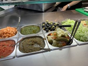   at Maoz - Damrak in Amsterdam