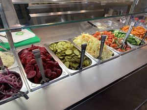   at Maoz - Damrak in Amsterdam