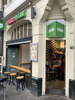   at Maoz - Damrak in Amsterdam