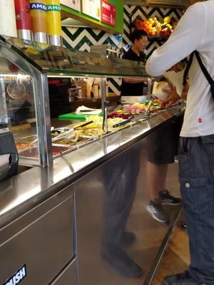  at Maoz - Damrak in Amsterdam