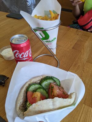  at Maoz - Damrak in Amsterdam