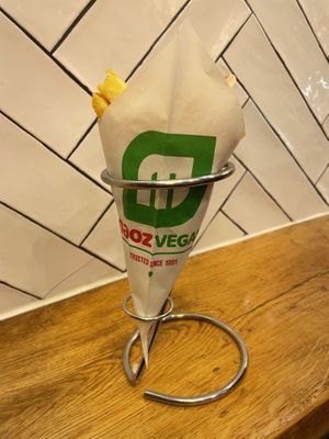   at Maoz - Damrak in Amsterdam